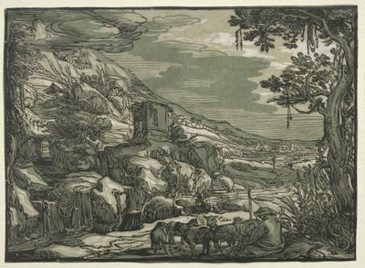 Arkádská krajina od possibly after Esaias van de Velde