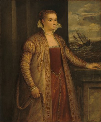 Emilia ze Spilimberga od possibly begun by Gian Paolo Pace Assistant of Titian