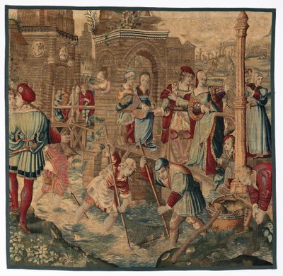 Jaro: Rybářská scéna od possibly by Gobelins Manufactory