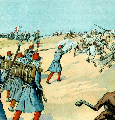 Dobytí Alžírska francouzskou armádou v roce 1830 od pseudonym for Onfray de Breville Jacques Job