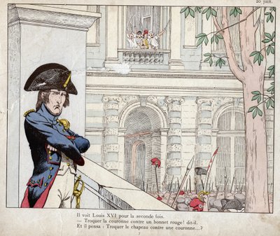Podruhé viděl Ludvíka XVI. (Invaze do Tuileries, 20 od pseudonym for Onfray de Breville Jacques Job