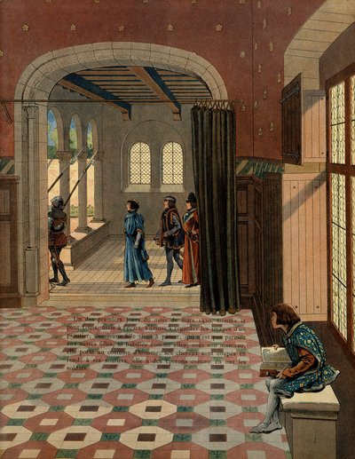 Historie Francie ve středověku: Delfín (tehdy král Ludvík XI. nazývaný Rozvážný od pseudonym for Onfray de Breville Jacques Job