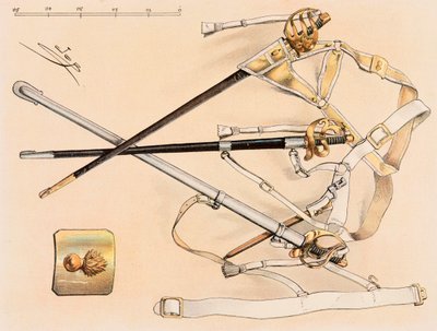 Jacques Marie Gaston Onfroy de Breville dit JOB (1858-1931) - Výstroj francouzských vojáků za všech okolností: Kavalerie Sabre, soukromá sbírka od pseudonym for Onfray de Breville Jacques Job