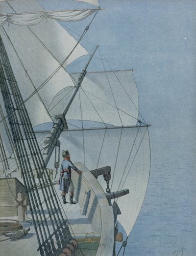 Napoleon se vrací z egyptského tažení od pseudonym for Onfray de Breville Jacques Job