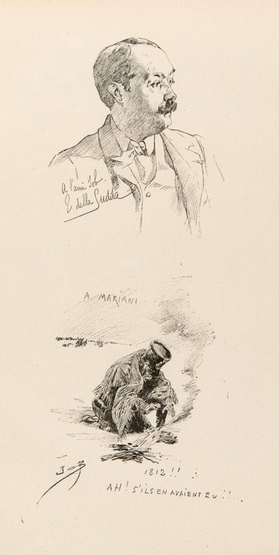 Portrét Joba (Jacques Marie Gaston Onfroy de Breville od pseudonym for Onfray de Breville Jacques Job