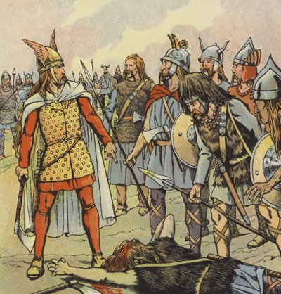 Váza Soissons (barevné lito) od pseudonym for Onfray de Breville Jacques Job