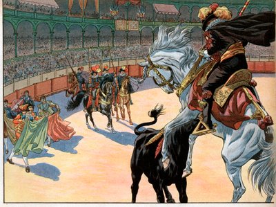 Býčí zápas ve Španělsku. Joachim Murat od pseudonym for Onfray de Breville Job