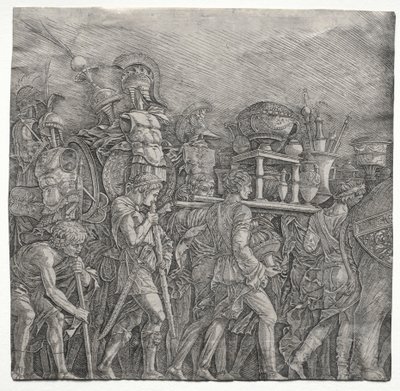 The Triumphs of Caesar: The Corselet Bearers od school of Andrea Mantegna