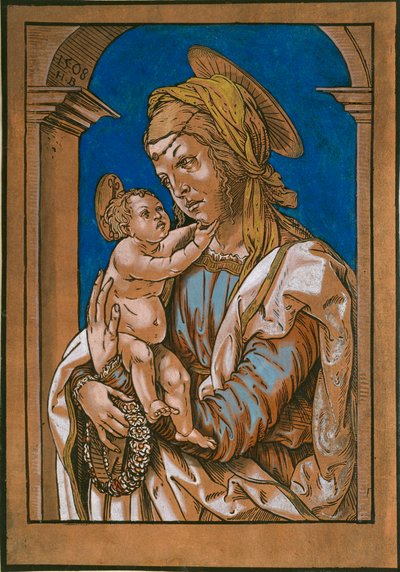 Madona s dítětem pod obloukem, 1508 od the Elder Hans Burgkmair