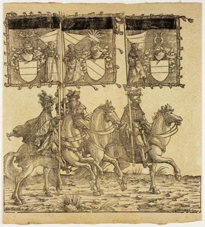 Maximiliánův triumf od the Elder Hans Burgkmair