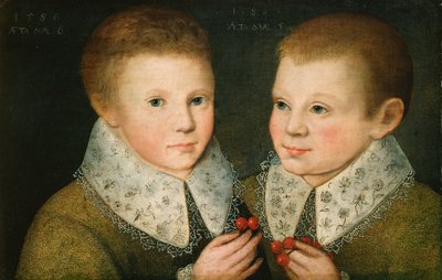 Portrét dvou bratří, 1586. od the Younger Marcus Gheeraerts