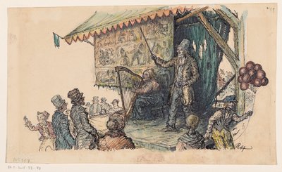 karnevalový zpěvák od unknown (signed by artist)