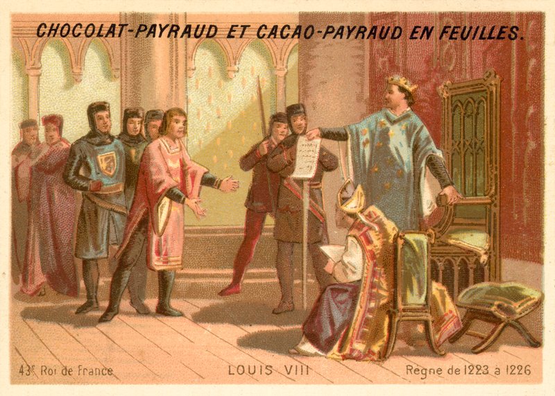Francouzský Ludvík VIII od French School