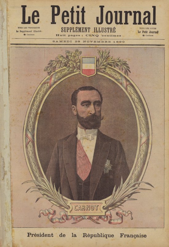 Marie Francois Sadi Carnot, prezident Francouzské republiky od French School