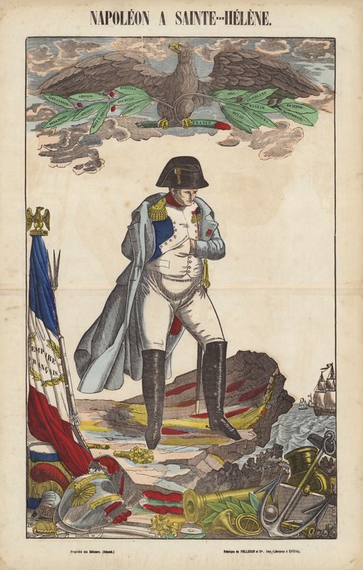 Napoleon A Sainte Helene od French School