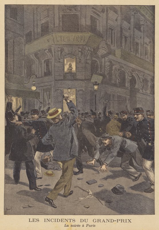 Nepokoje v Paříži od French School