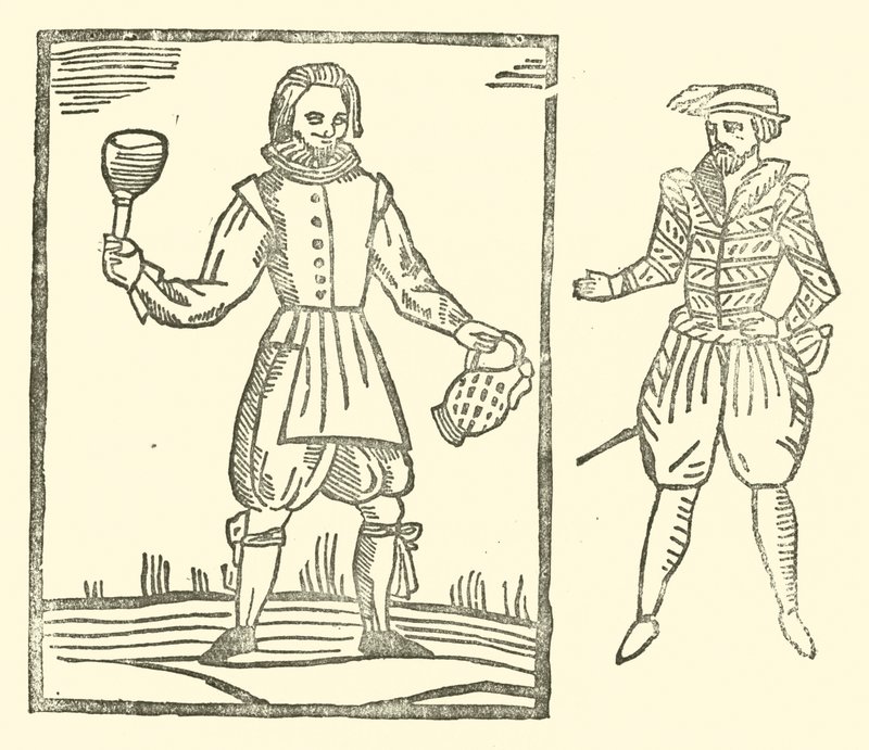 Ilustrace k The Roxburghe Ballads (dřevořez) od (after) English School