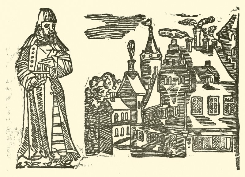 Ilustrace k The Roxburghe Ballads (dřevořez) od (after) English School