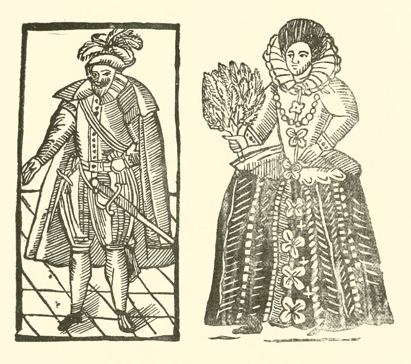 Ilustrace k The Roxburghe Ballads (dřevořez) od (after) English School