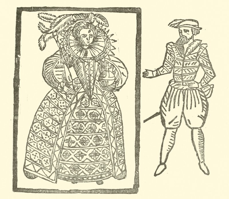 Ilustrace k The Roxburghe Ballads (dřevořez) od (after) English School