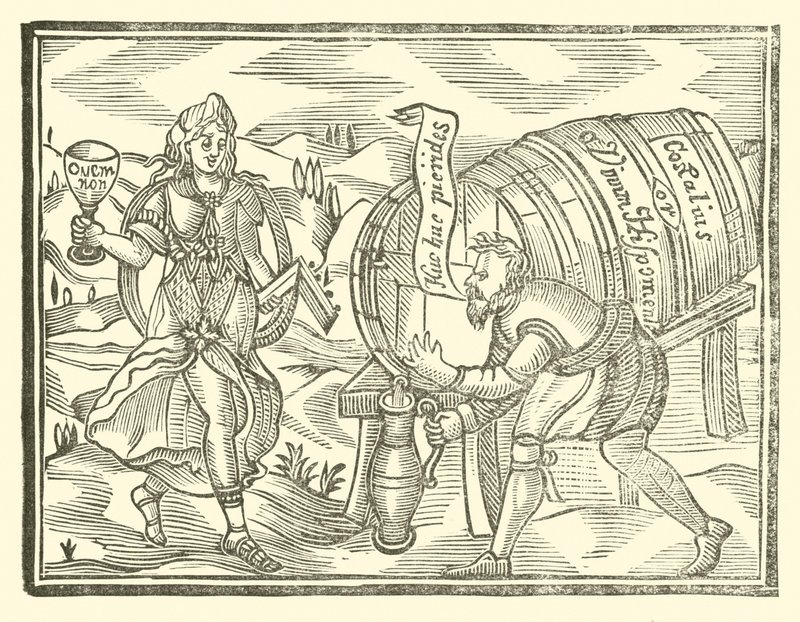 Ilustrace k The Roxburghe Ballads (dřevořez) od (after) English School