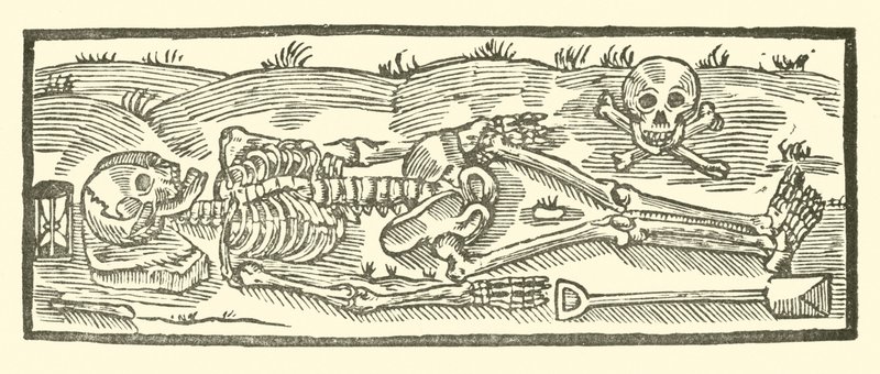 Ilustrace k The Roxburghe Ballads (dřevořez) od (after) English School