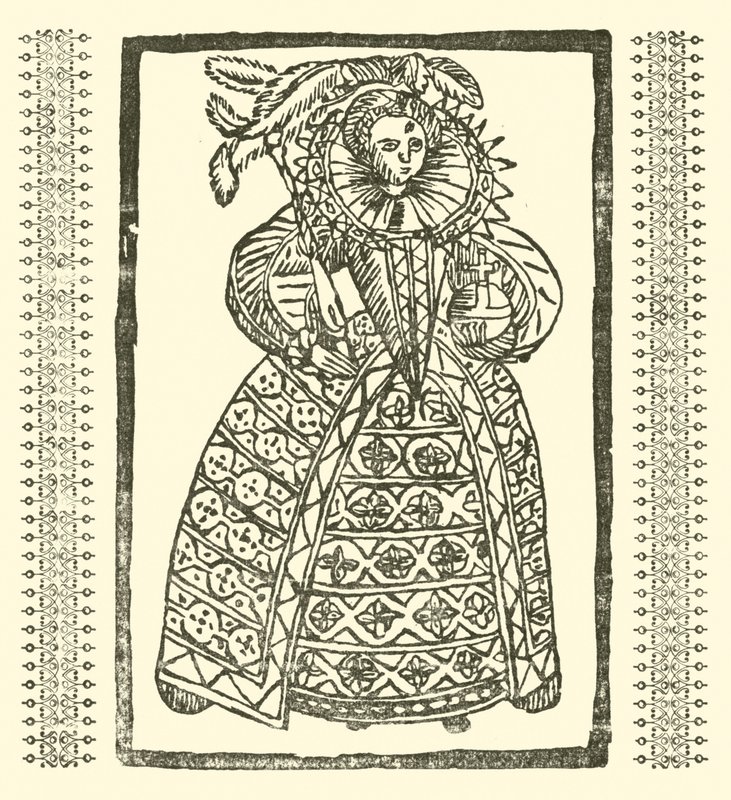 Ilustrace k The Roxburghe Ballads (dřevořez) od (after) English School