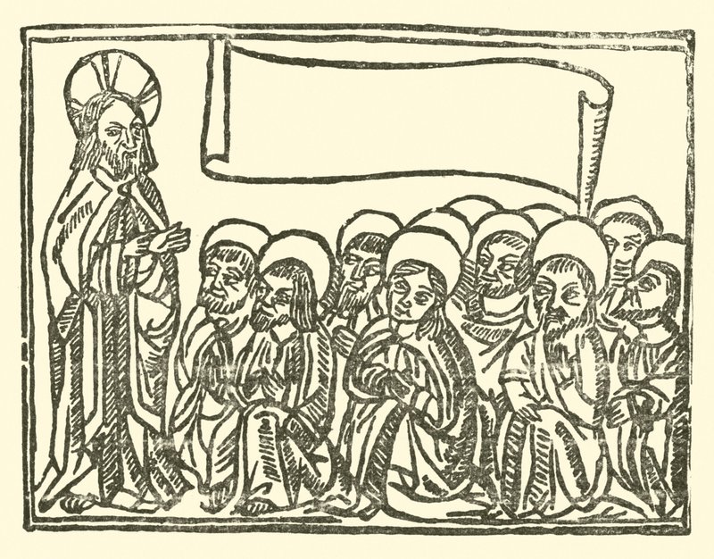 Ilustrace k The Roxburghe Ballads (dřevořez) od (after) English School