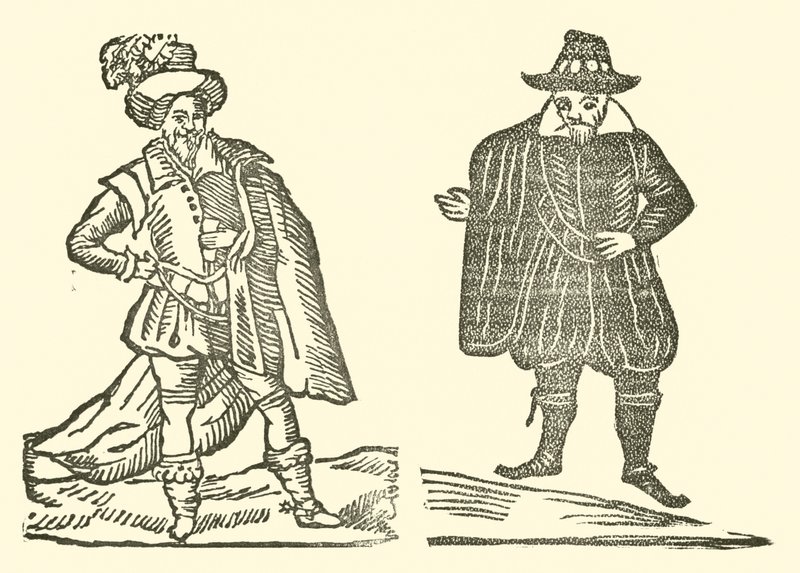 Ilustrace k The Roxburghe Ballads (dřevořez) od (after) English School