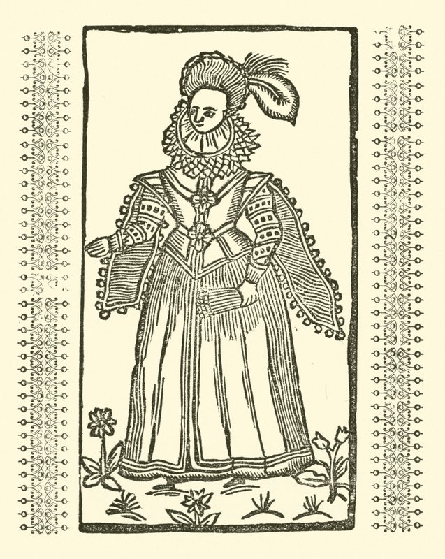 Ilustrace k The Roxburghe Ballads (dřevořez) od (after) English School