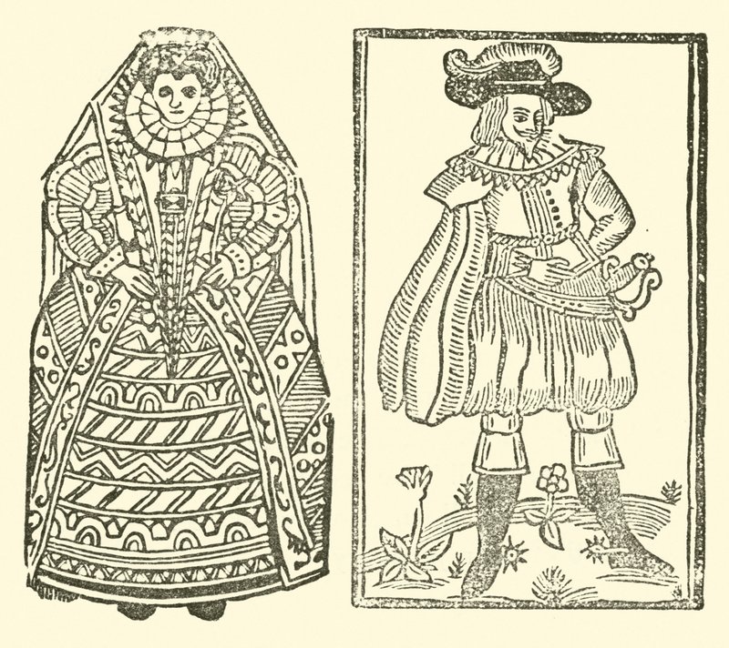 Ilustrace k The Roxburghe Ballads (dřevořez) od (after) English School