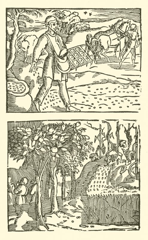 Ilustrace k The Roxburghe Ballads (dřevořez) od (after) English School