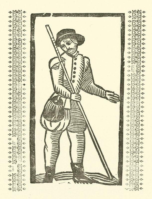 Ilustrace k The Roxburghe Ballads (dřevořez) od (after) English School