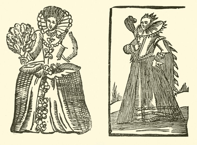 Ilustrace k The Roxburghe Ballads (dřevořez) od (after) English School