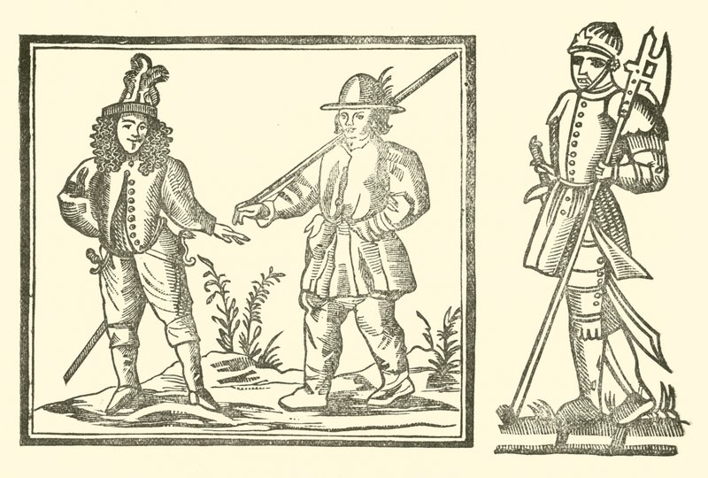 Ilustrace k The Roxburghe Ballads (dřevořez) od (after) English School