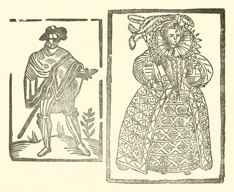 Ilustrace k The Roxburghe Ballads (dřevořez) od (after) English School