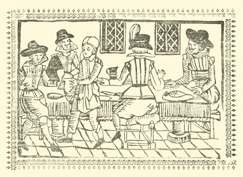 Ilustrace k The Roxburghe Ballads (dřevořez) od (after) English School