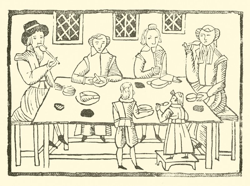 Ilustrace k The Roxburghe Ballads (dřevořez) od (after) English School