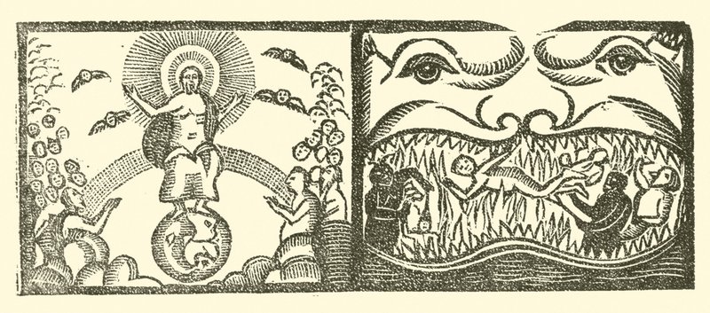 Ilustrace k The Roxburghe Ballads (dřevořez) od (after) English School