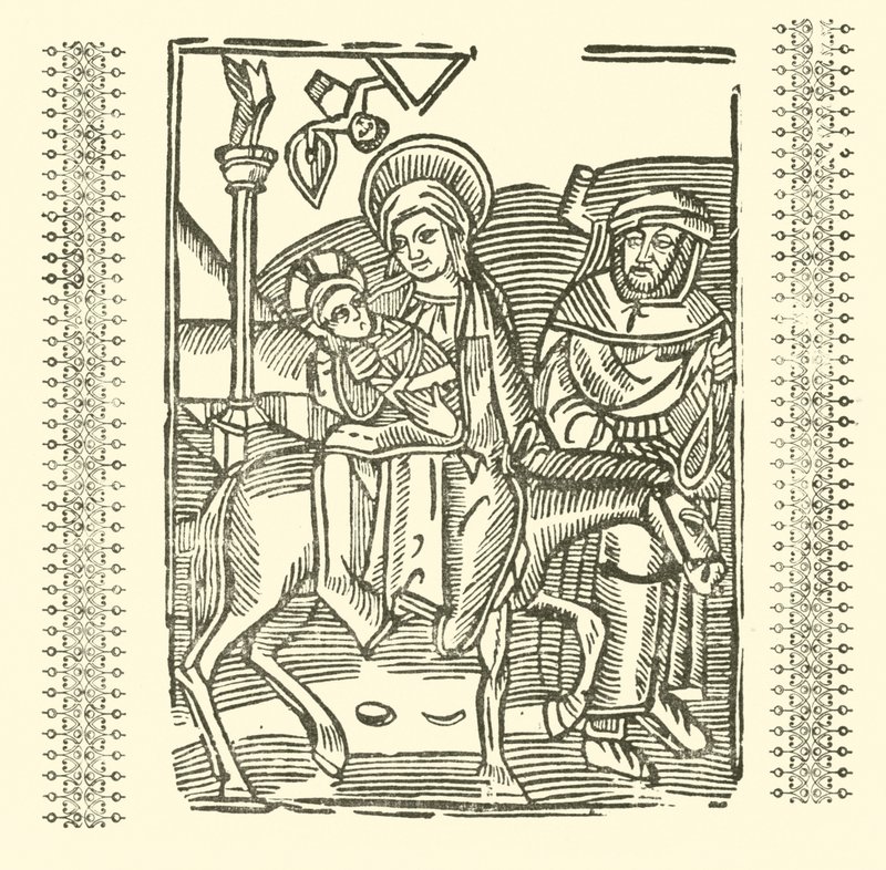 Ilustrace k The Roxburghe Ballads (dřevořez) od (after) English School