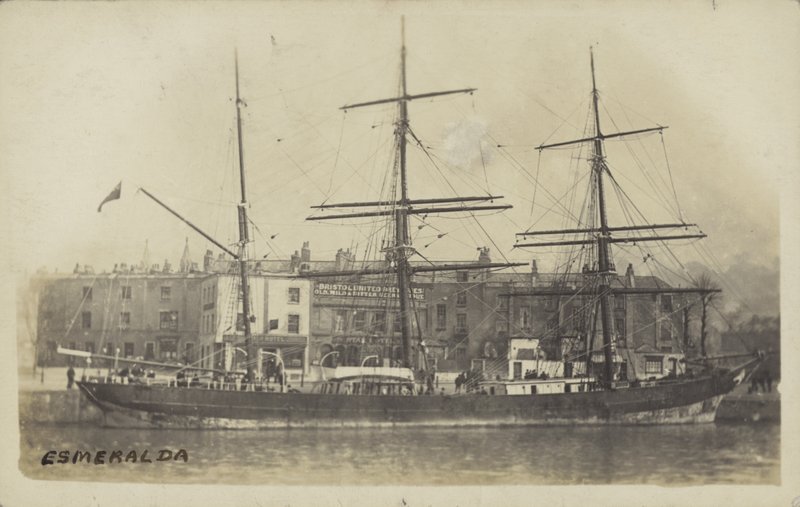 Esmeralda, Bristol (černobílá fotografie) od (after) English photographer