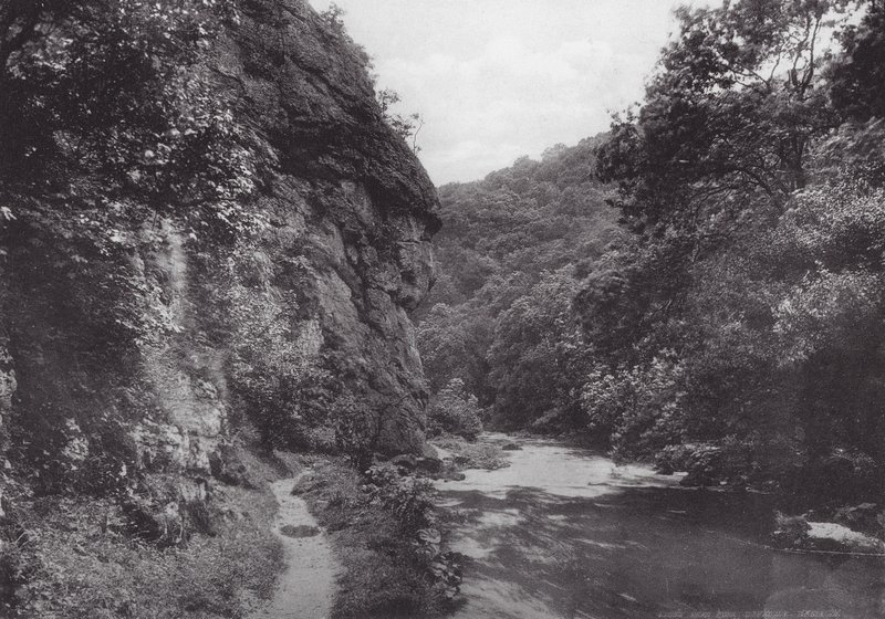 Skála Lví hlava, Dovedale (čb fotografie) od (after) English photographer