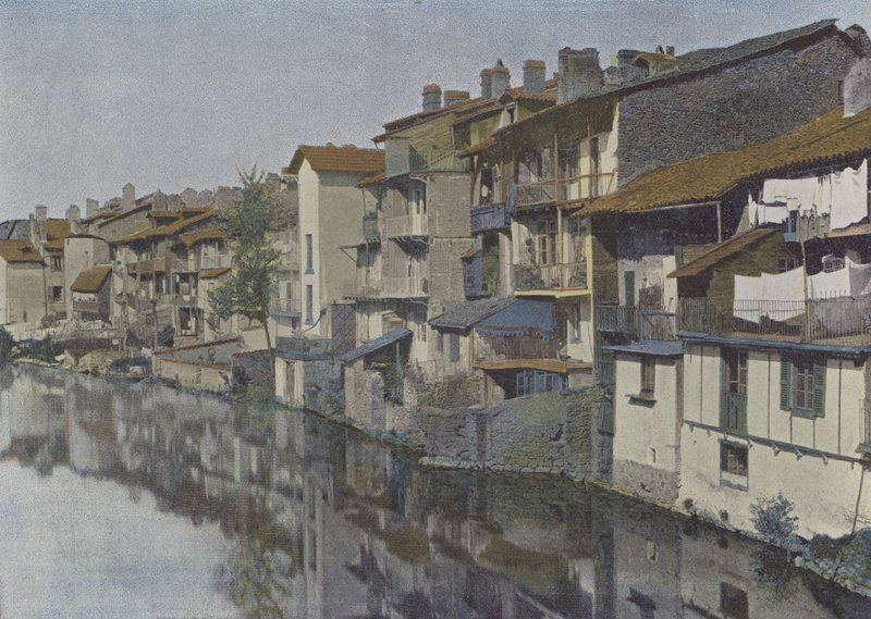 Aurillac, La jordanne (barevná fotografie) od (after) French Photographer