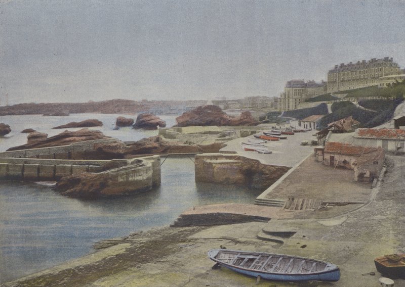 Biarritz, Port-Vieux (barevné foto) od (after) French Photographer