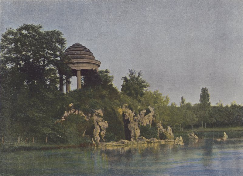 Bois de Vincennes, jezero Saint-Mande (barevné foto) od (after) French Photographer