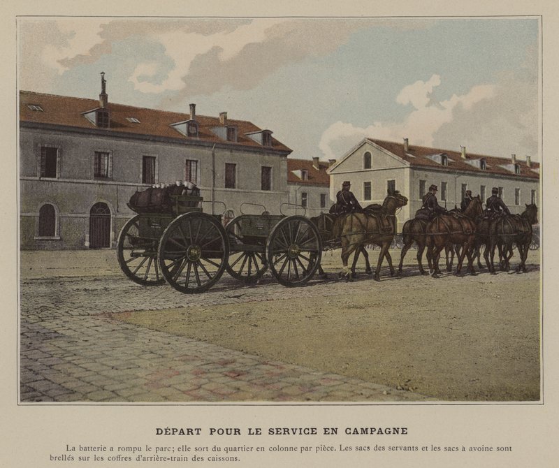 Odjezd do služby v terénu (barevné foto) od (after) French Photographer