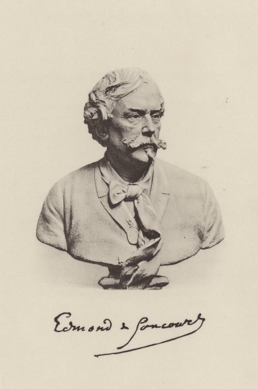 Edmond de Goncourt, francouzský romanopisec (černobílá fotografie) od (after) French Photographer