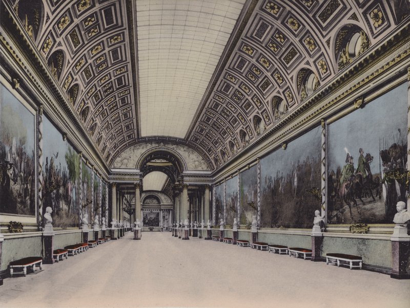 Galerie des Batailles, Battle Gallery (barevné foto) od (after) French Photographer