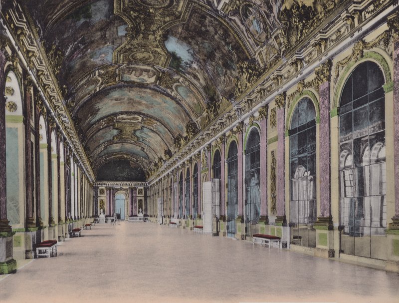 Galerie des Glaces, Galerie skla (barevné foto) od (after) French Photographer