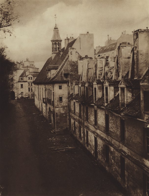 Interiér Hospice des Menages v roce 1868 (čb foto) od (after) French Photographer